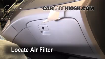 2011 Hyundai Sonata GLS 2.4L 4 Cyl. Air Filter (Cabin) Check